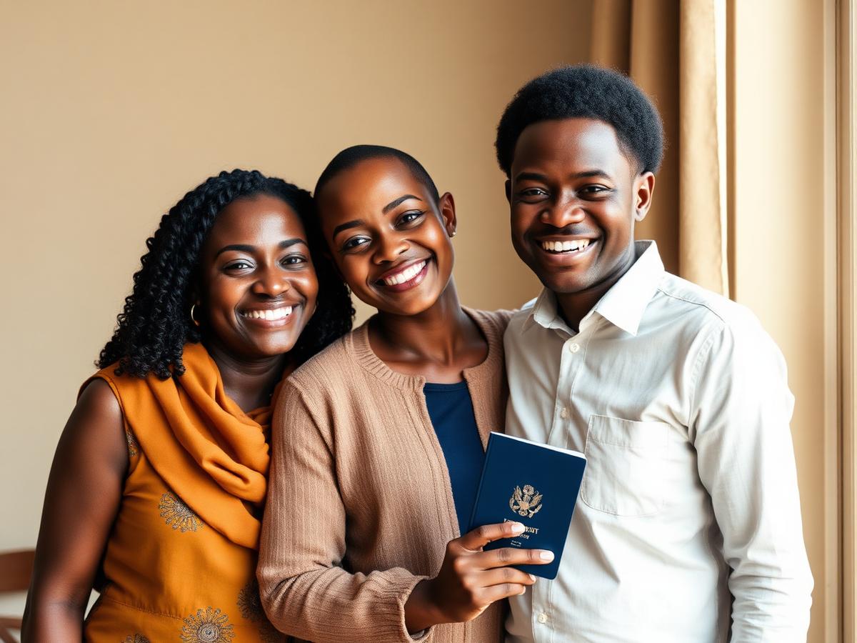 An African family